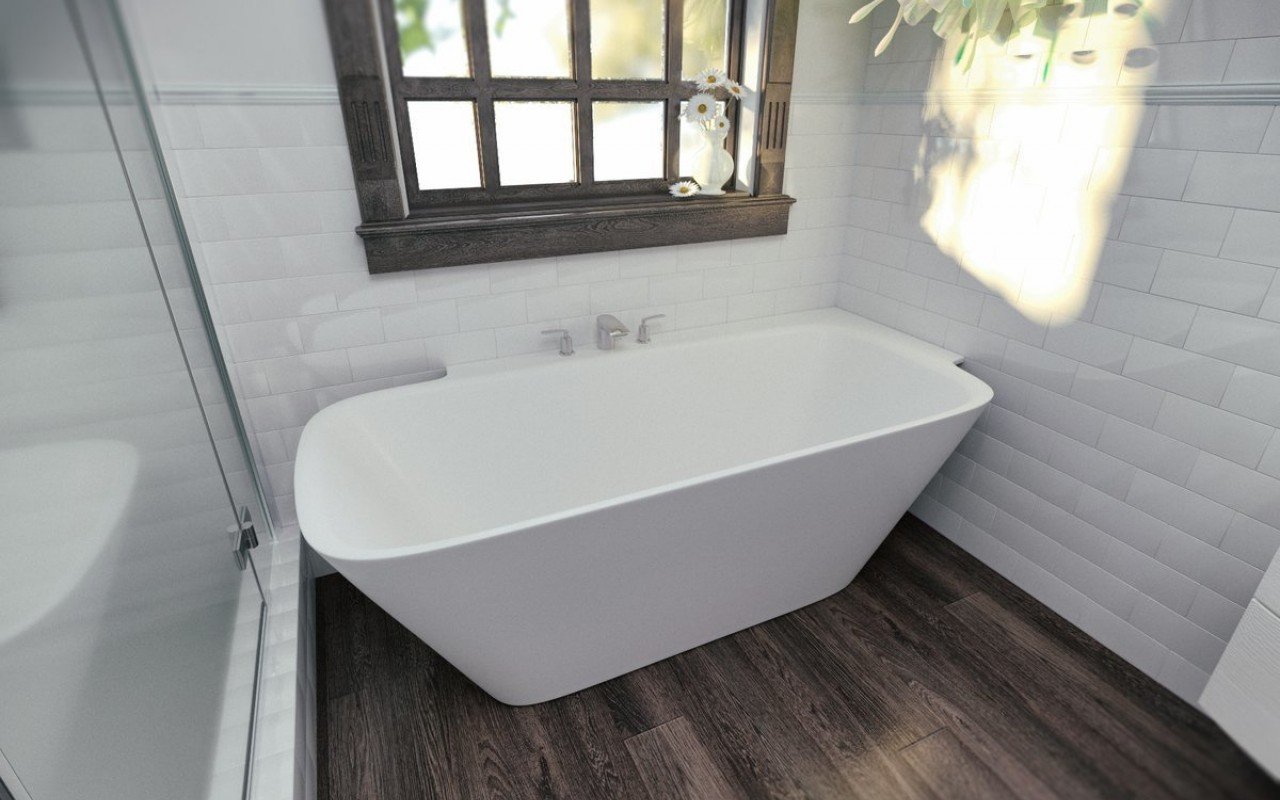 Aquatica Arabella-L Eckbadewanne aus Kunststein AquateX™ picture № 0